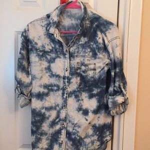 Bleached Button Up shirt